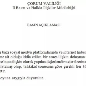 corum valiliginden arac goruntulerine tahkikat 6mdqnNz9