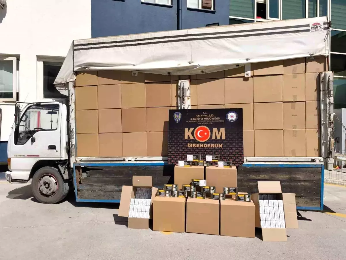 hatayda 276 milyon makaron ele gecirildi WUzrMwWT