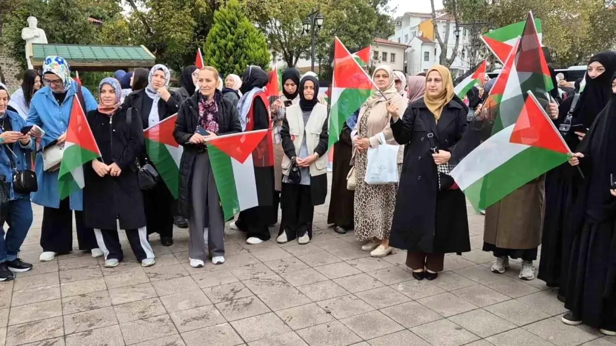 Tekirdağ’da Filistin’e Destek Etkinliği
