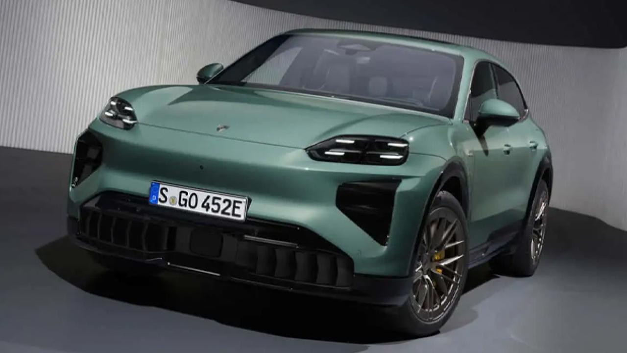 Elektrikli Porsche Cayenne! Kablosuz sarj edilebiliyor