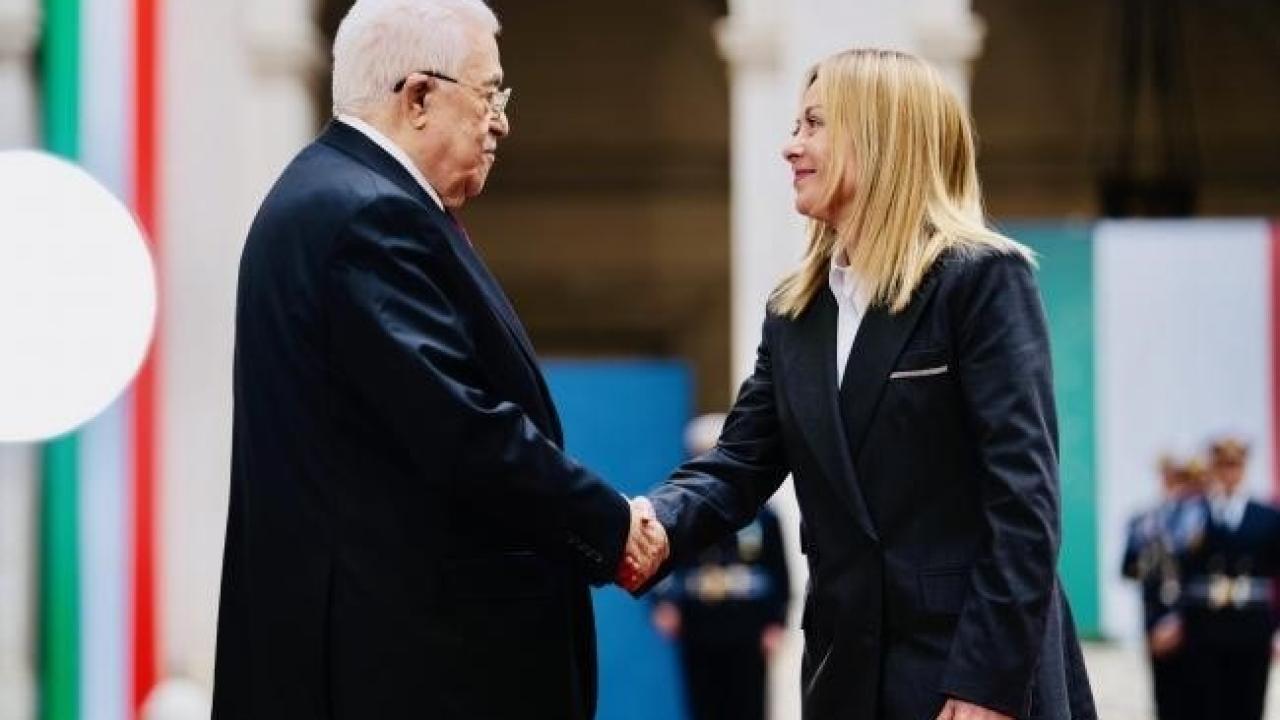 Filistin Devlet Başkanı Abbas’tan İtalya’ya “Filistin Devleti’ni tanıyın” çağrısı